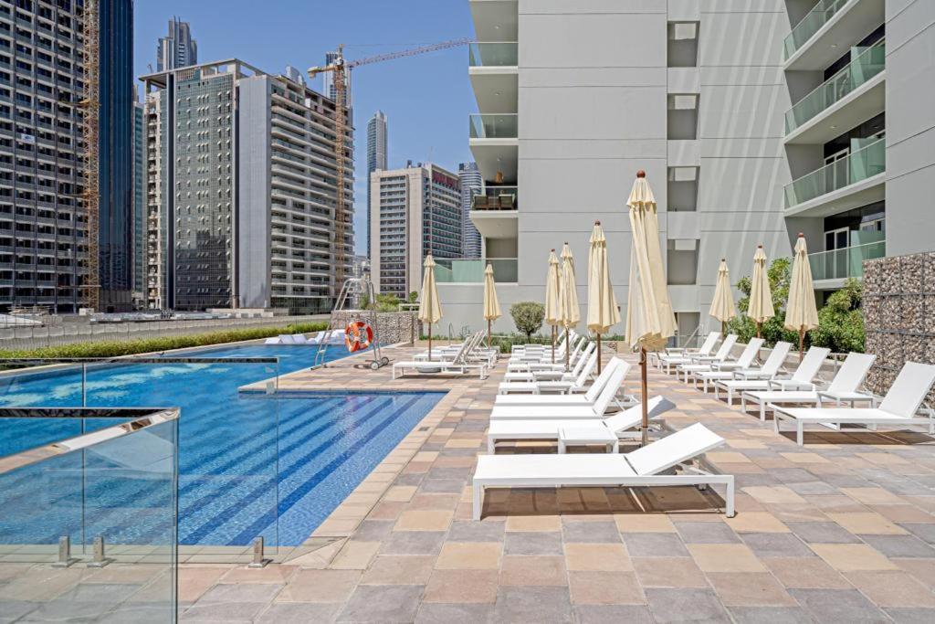 Fantastic One Bedroom Apartment With Burj-Khalifa View Dubaj Exteriér fotografie